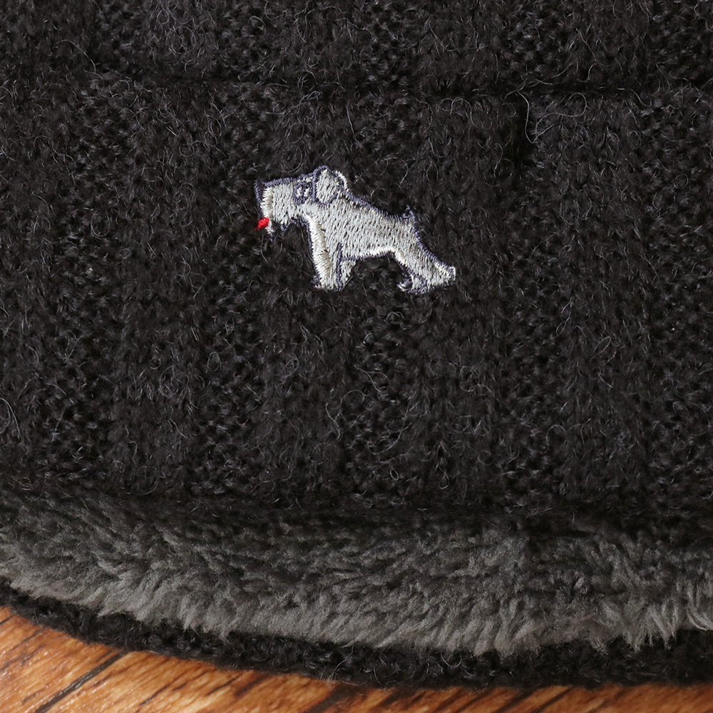 1円/Heal Creek/裏ボア ニットキャップ 003-59230 ニットワッチ ゴルフ 保温 防寒 メンズ ヒールクリーク 新品/黒/ブラック/mc203/_画像3