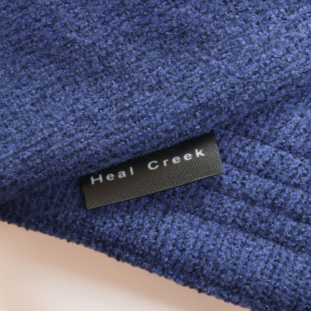 1円/Heal Creek/サンバイザー 003-59001 ロゴマーク サガラ刺繍 メランジフリース ゴルフ ヒールクリーク 新品/紺/ネイビー/ki234/_画像5