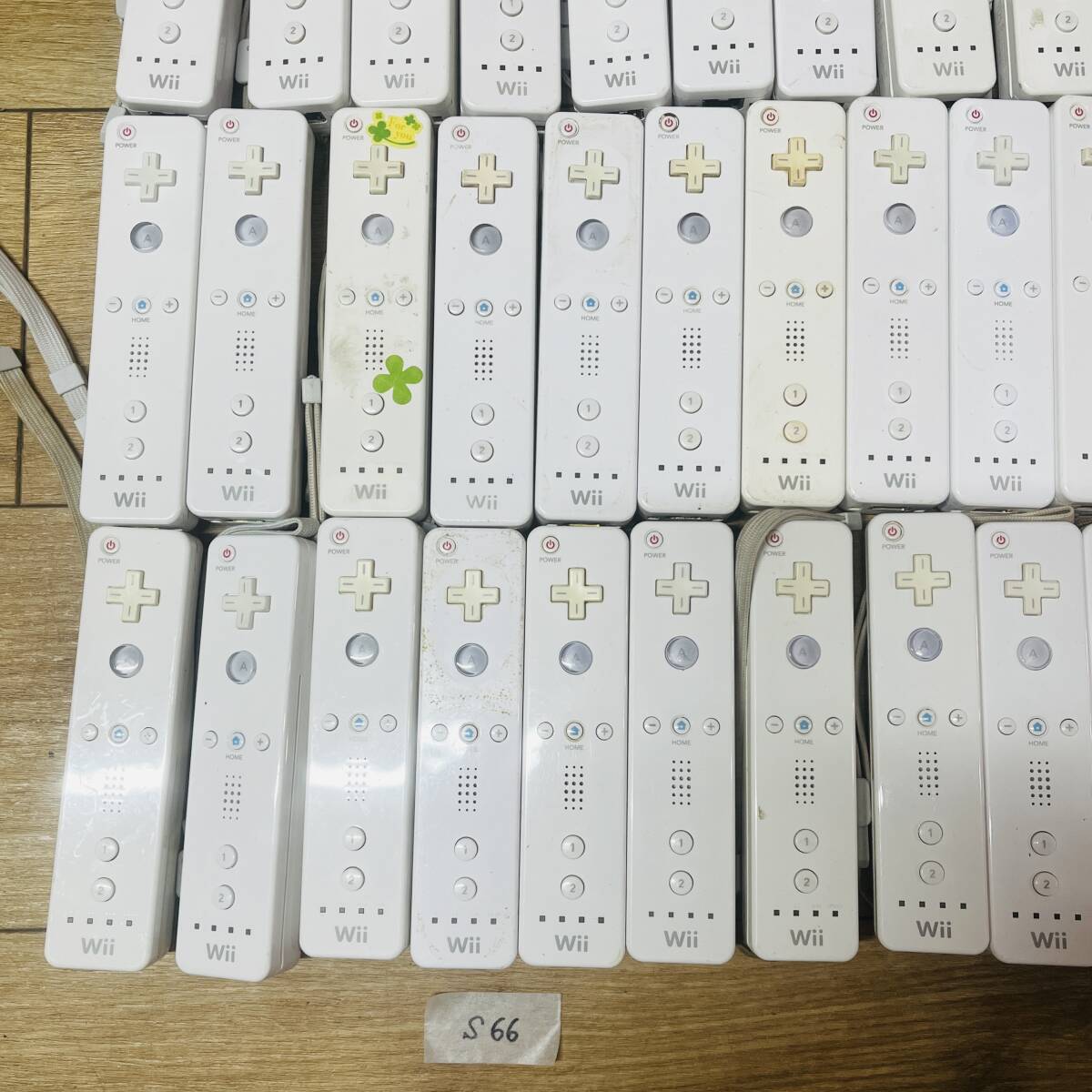 (ヤ)S66【コントローラー まとめ53台】Nintendo Wiiリモコン まとめ 任天堂 ニンテンドー Wii 家庭用ゲーム機 第7世代 周辺機器 ホワイト _画像4