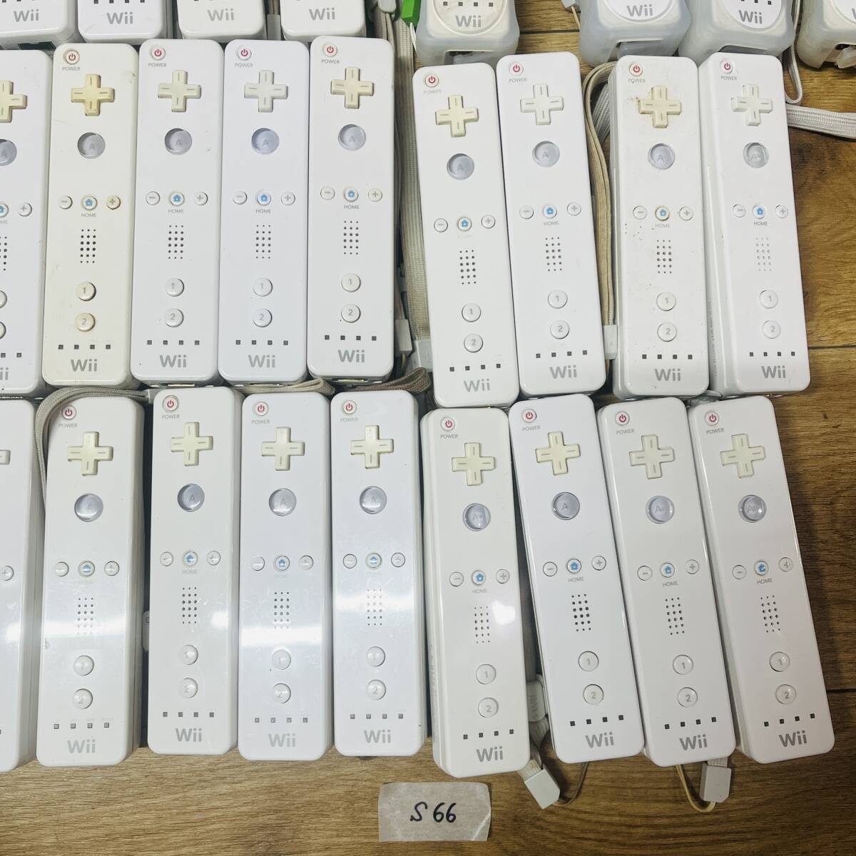 (ヤ)S66【コントローラー まとめ53台】Nintendo Wiiリモコン まとめ 任天堂 ニンテンドー Wii 家庭用ゲーム機 第7世代 周辺機器 ホワイト _画像5