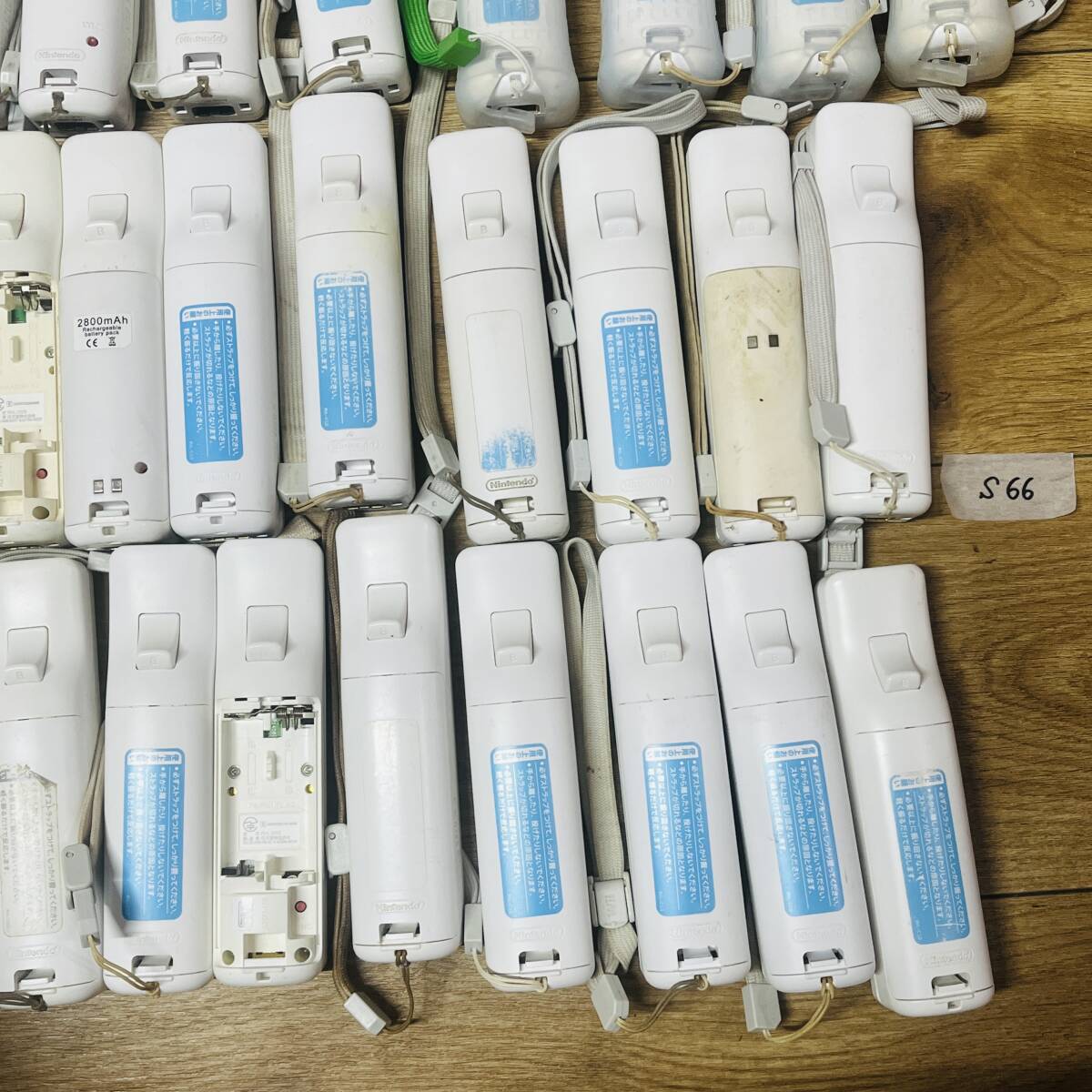 (ヤ)S66【コントローラー まとめ53台】Nintendo Wiiリモコン まとめ 任天堂 ニンテンドー Wii 家庭用ゲーム機 第7世代 周辺機器 ホワイト _画像10