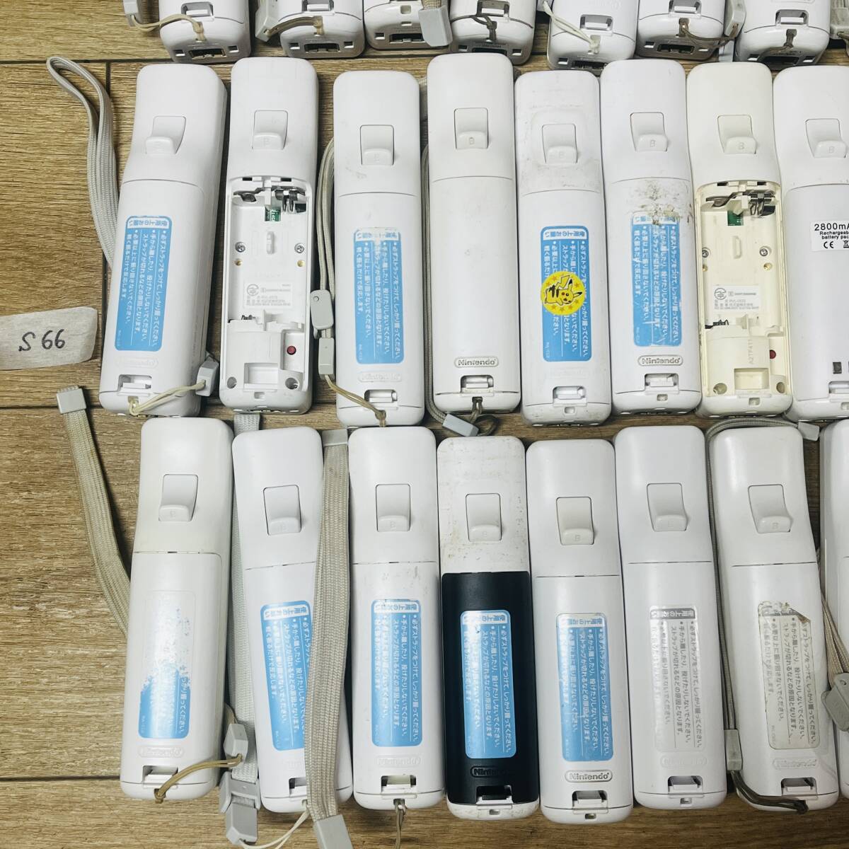 (ヤ)S66【コントローラー まとめ53台】Nintendo Wiiリモコン まとめ 任天堂 ニンテンドー Wii 家庭用ゲーム機 第7世代 周辺機器 ホワイト _画像9