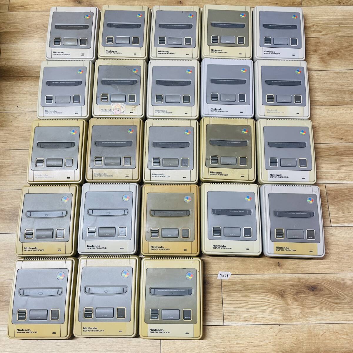 (ヤ)YK09【本体 まとめ23台】任天堂 スーパーファミコン 本体 まとめ Nintendo ニンテンドー SUPERFamicom 家庭用ゲーム機 スーファミ_画像1