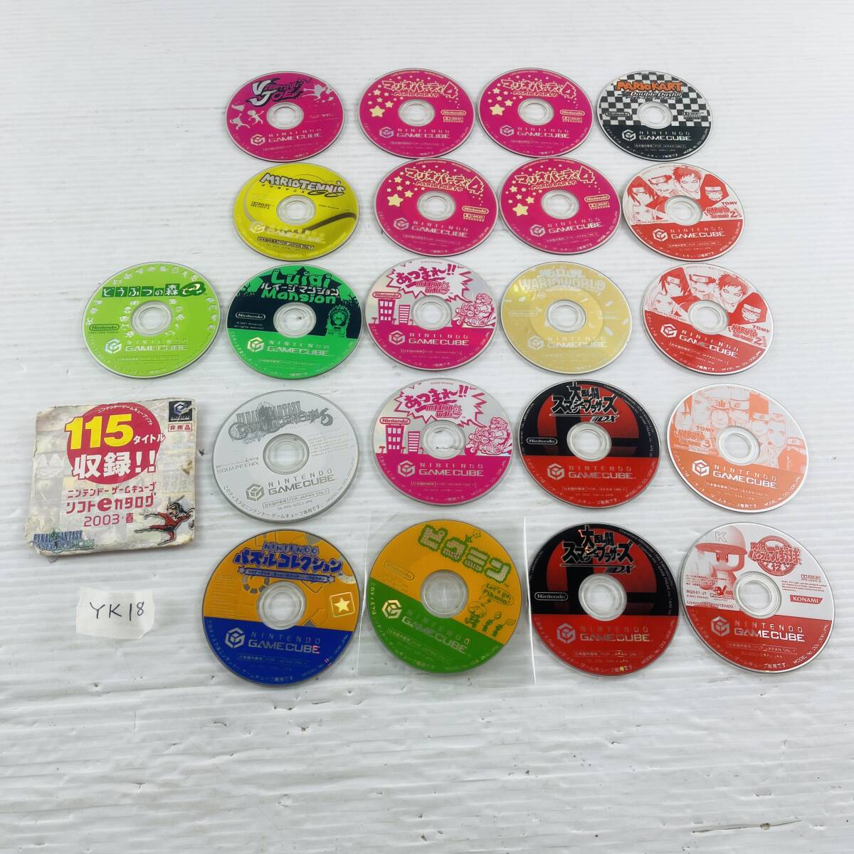 (ヤ)YK18【100本まとめ】GC ゲームキューブ ソフト ルイージマンション ワリオワールド 大乱闘スマッシュブラザーズ マリオパーティ ほか_画像7