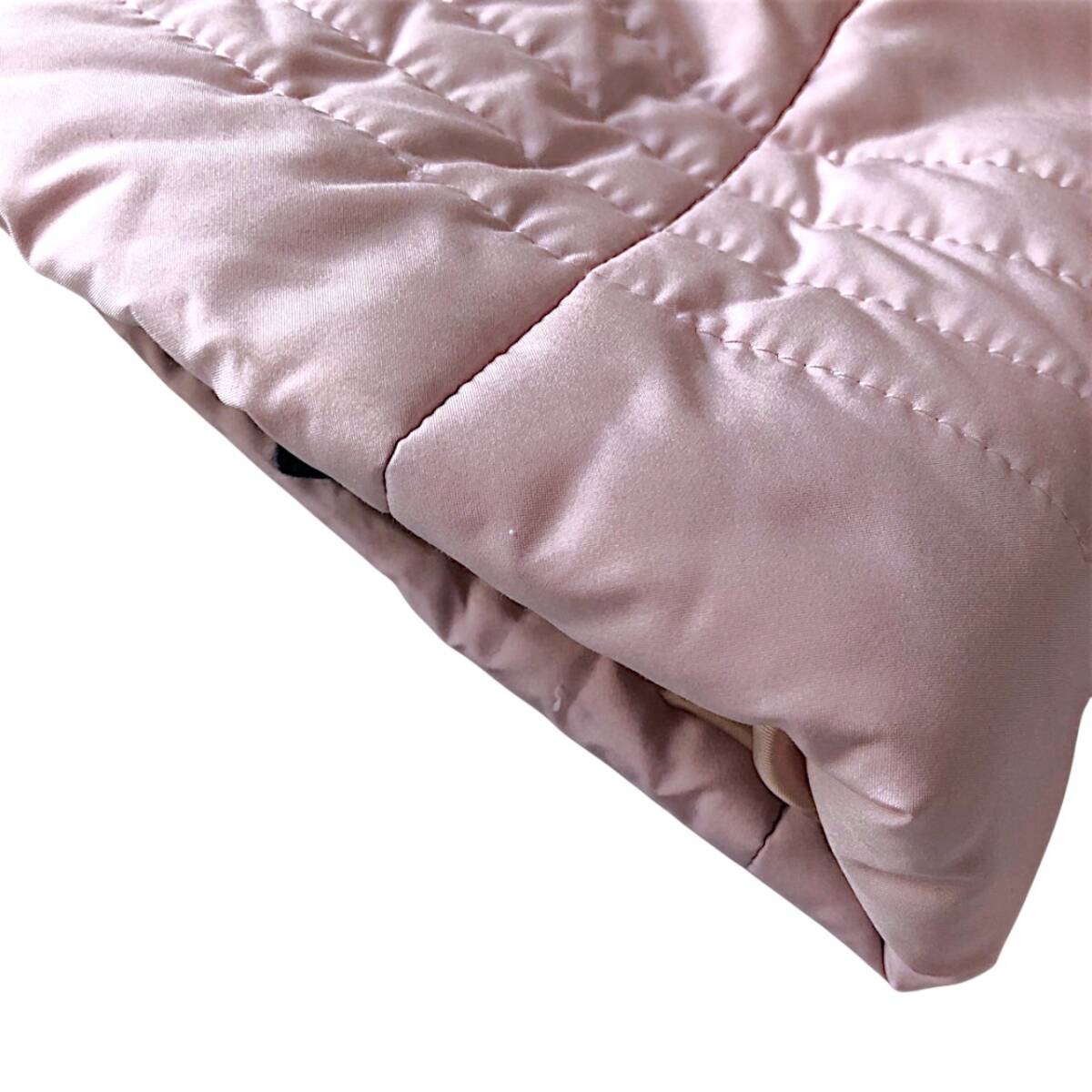 A28◆美品 人気カラー レリアン Leilian 大きいサイズ 11 L XL LL 2L 前後暖か 防寒 キルティング キルト 中綿 ジャケット アウター 羽織り_画像6