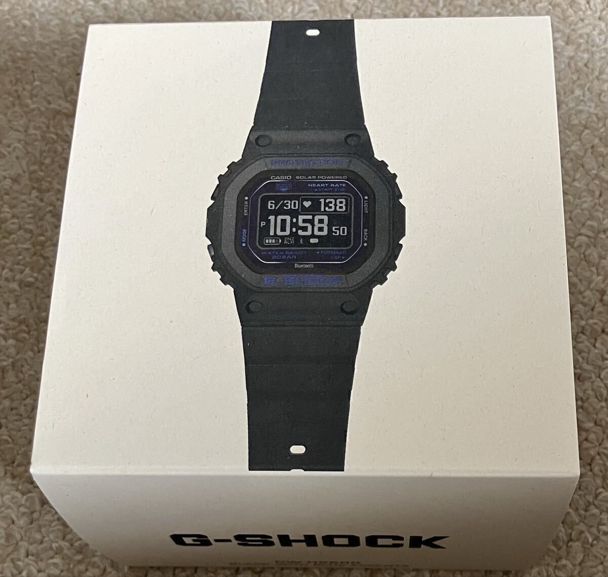 【新品・未使用】国内正規品 CASIO G-SHOCK DW-H5600-1A2JR G-SQUAD 腕時計 カシオ ジーショック 　心拍 血中酸素_画像5