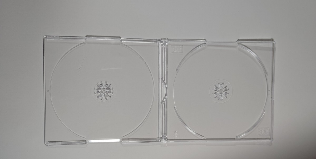 DVD/CD ケース 2枚収納 50枚 ☆全部でCD100枚収納可能☆ ※ケースサイズ厚さ約5mm_画像2