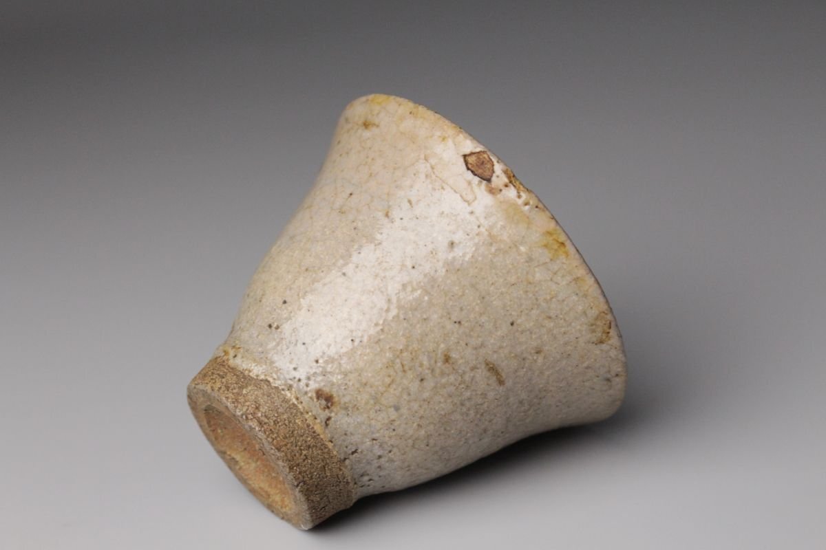 【LIG】江戸時代 古唐津 絵唐津盃 箱付 杯 酒器 九州陶器 数奇者収蔵品[.QQ]25.09の画像8