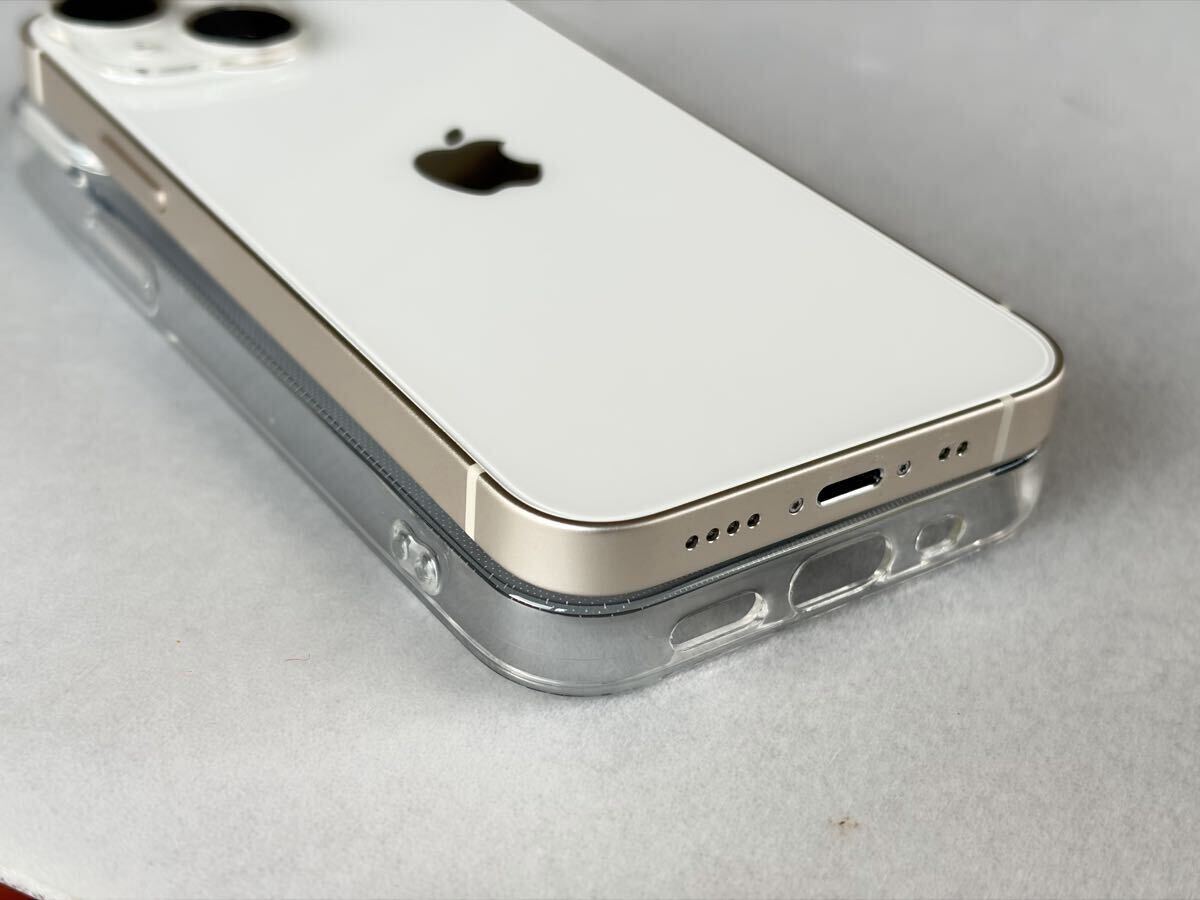 iPhone13 mini 128GB 美品 新品バッテリー100% SIMロック無し スターライト _画像3