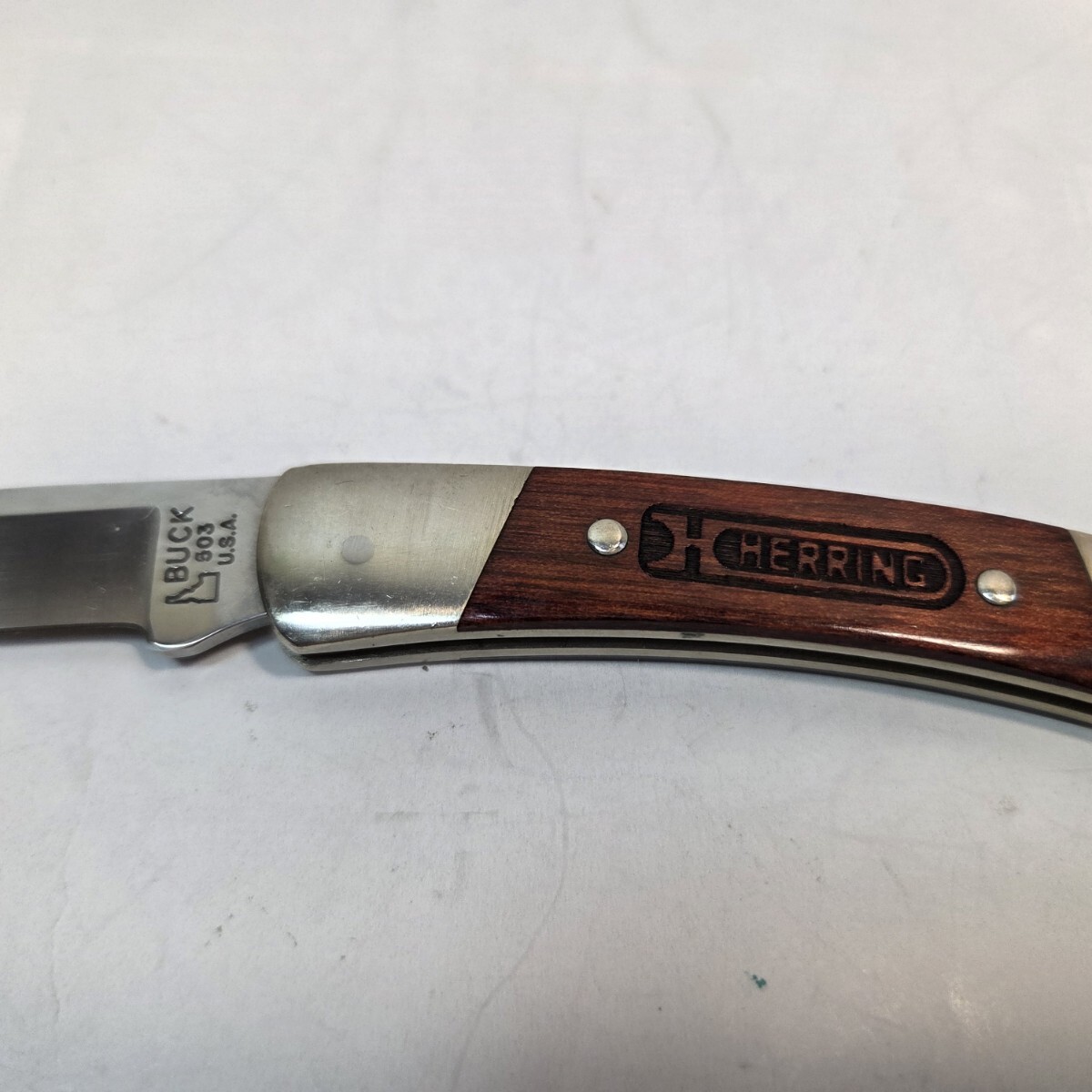 ヴィンテージ フォールディングナイフ「BUCK USA」「 IC.CUT 日本製」「HIRO 日本製」3本セット 未使用近い A711_画像10