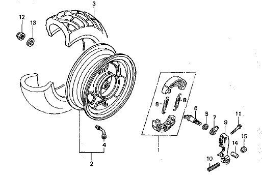 AF58 前期 純正 ウエイトローラー 茶 6.5g ズーマー ZOOMER ローラー AF55E 4スト キャブ AF55 スクーピー FI 桃　/ get_画像6