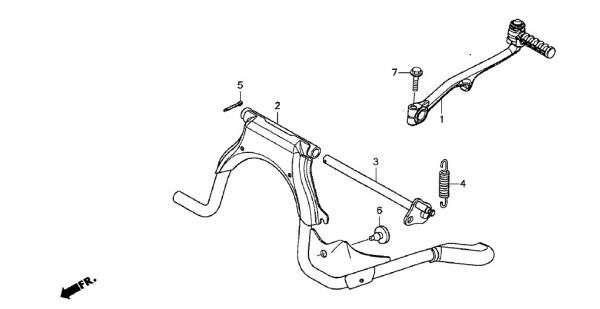 AF75 純正 マフラーカバー 黒 タクト AF79 プロテクター TACT ベーシック AF74 ダンク AF78 ジョルノ HONDA ホンダ AF77 ジョグ AY01　/ggz_画像6