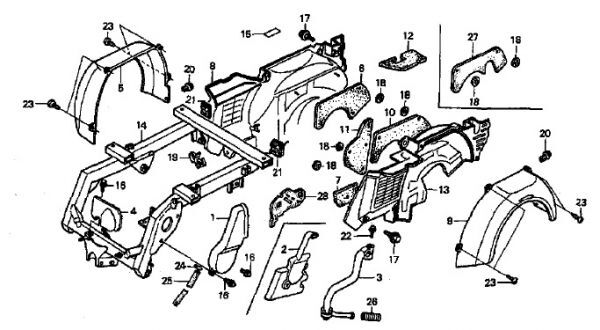 TA01 純正 ステップ パネル ジャイロUP 　在庫限り　 GYRO UP フロアーステップ グレー ステップボード フロア　/ gm6_画像9