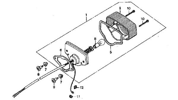 旧 C90 DX フロント トップカバー エンブレム 3点 C50 デラックス 純正 C70 ホンダ HA02 スーパーカブ 角 スピードナット AA01 丸　/gbj.3s_画像8