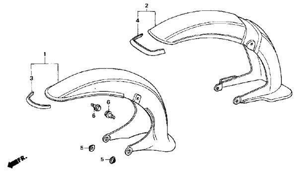 旧 C90 DX フロント トップカバー エンブレム 3点 C50 デラックス 純正 C70 ホンダ HA02 スーパーカブ 角 スピードナット AA01 丸　/gbj.3s_画像5