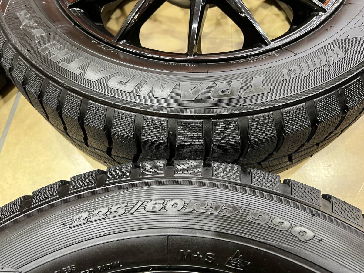 ■ 良品 TOYO スタッドレス 225/60R17 weds VELVA アルミ 17×7J 5H 114.3 +40 アルファード デリカD:5 エクリプスクロス ■_画像7