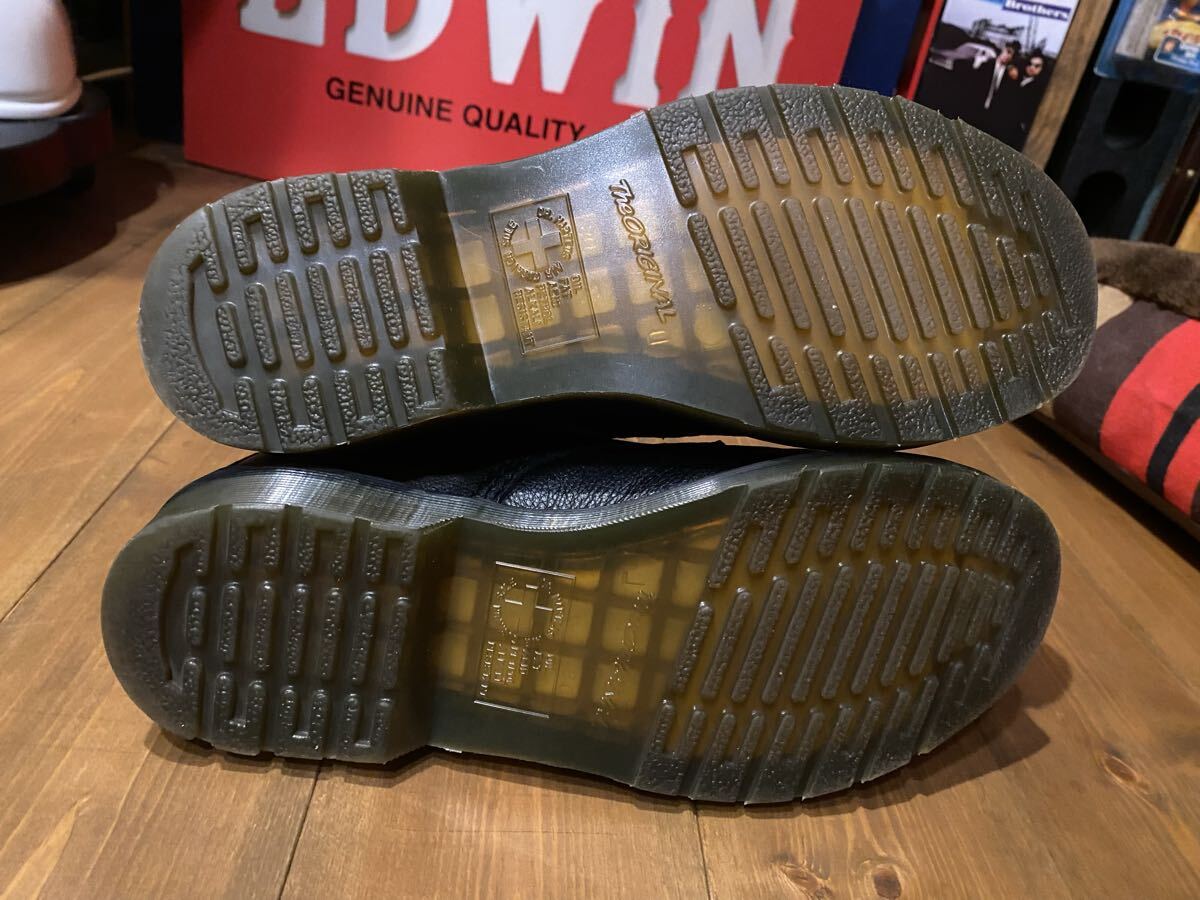 超美品 ドクターマーチン Dr. Martens 14 ホール CORE 1B99 25.5cm 黒 本革 サイドジップ ソフトレザー_画像5