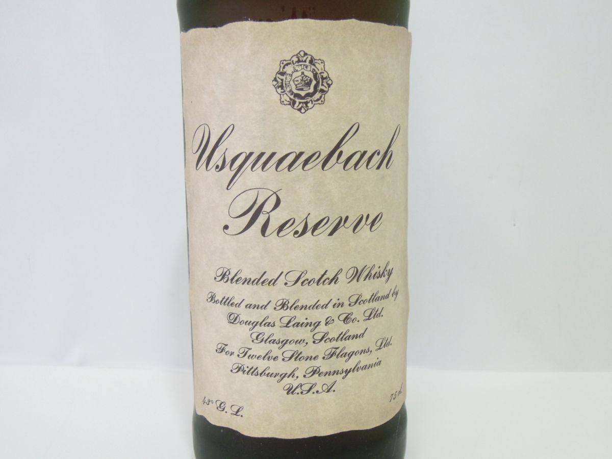 未開栓 ウシュクベ リザーブ 15年 ウイスキー 750ml 43度 USQUAEBACH RESERVE_画像5