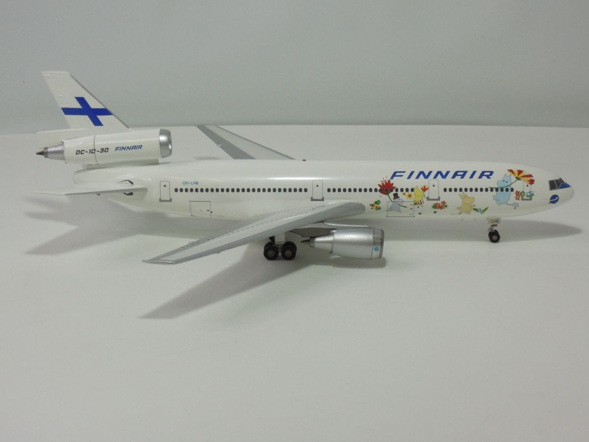 Finnair フィンエアー フィンランド航空 DC-10-30型機 ムーミンコラボレーション ムーミン特別塗装機 ダイキャスト JC Wings_画像5