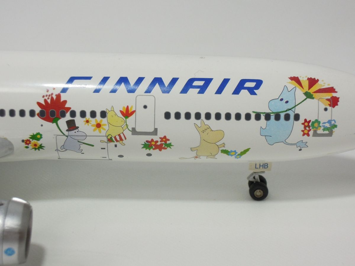 Finnair フィンエアー フィンランド航空 DC-10-30型機 ムーミンコラボレーション ムーミン特別塗装機 ダイキャスト JC Wings_画像6