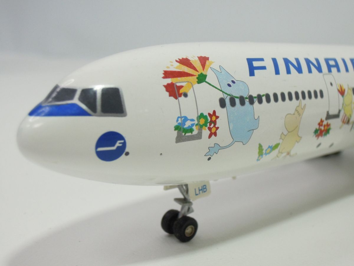 Finnair フィンエアー フィンランド航空 DC-10-30型機 ムーミンコラボレーション ムーミン特別塗装機 ダイキャスト JC Wings_画像7