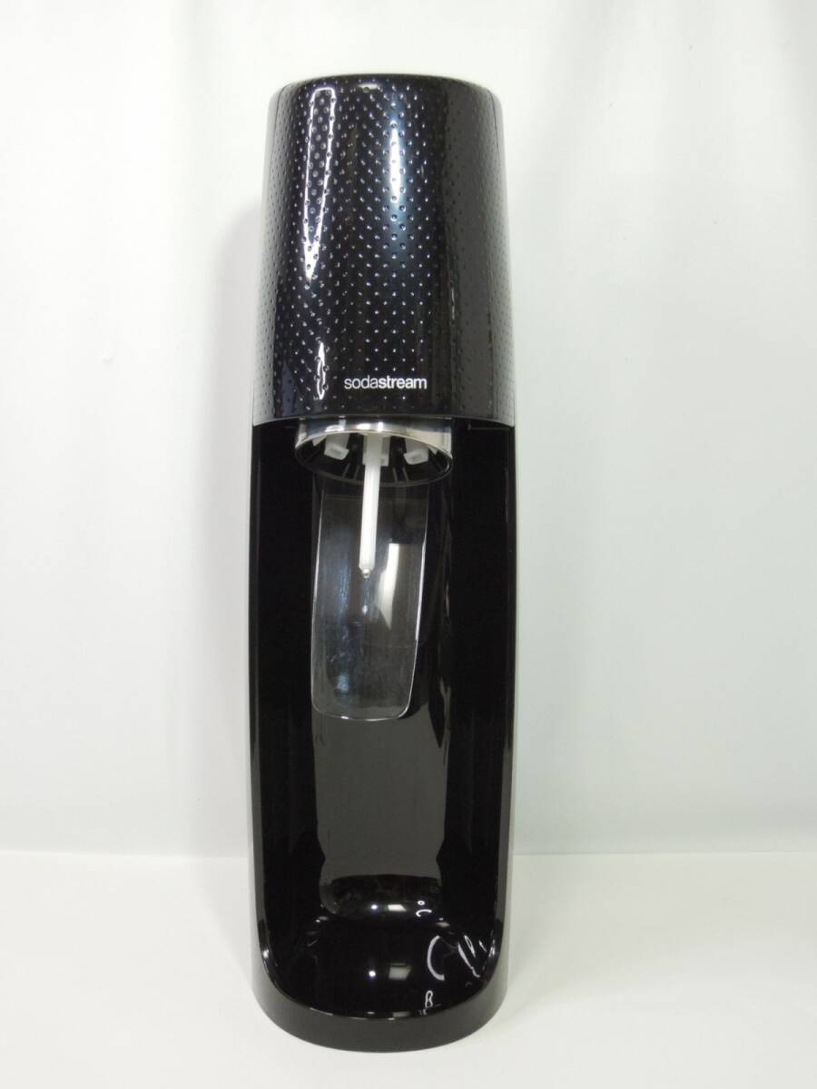 未使用に近い sodastream ソーダストリーム Spirit スピリット スターターキット ブラック マシン本体 60Lガス_画像2