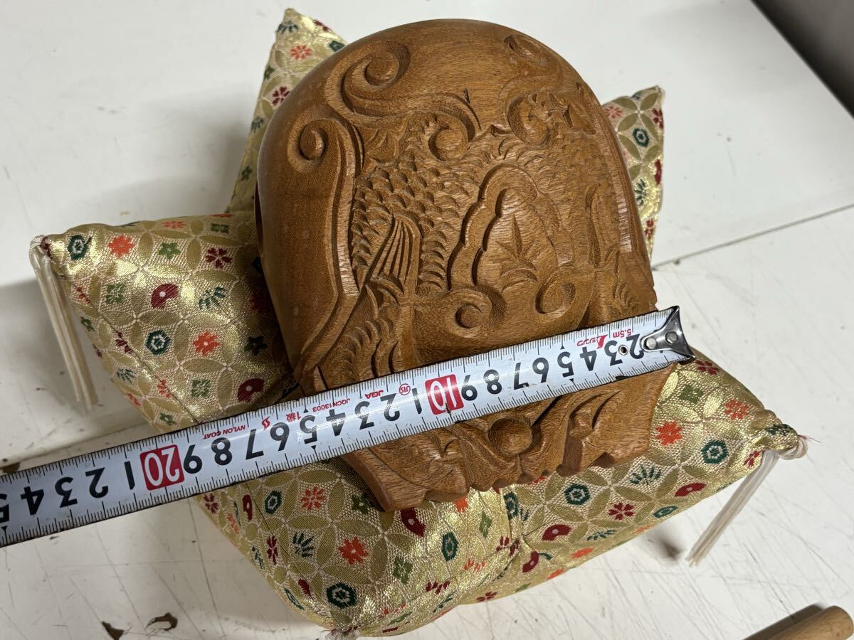 木魚 座布団 バチセット　 仏具 木製 送料無料_画像3