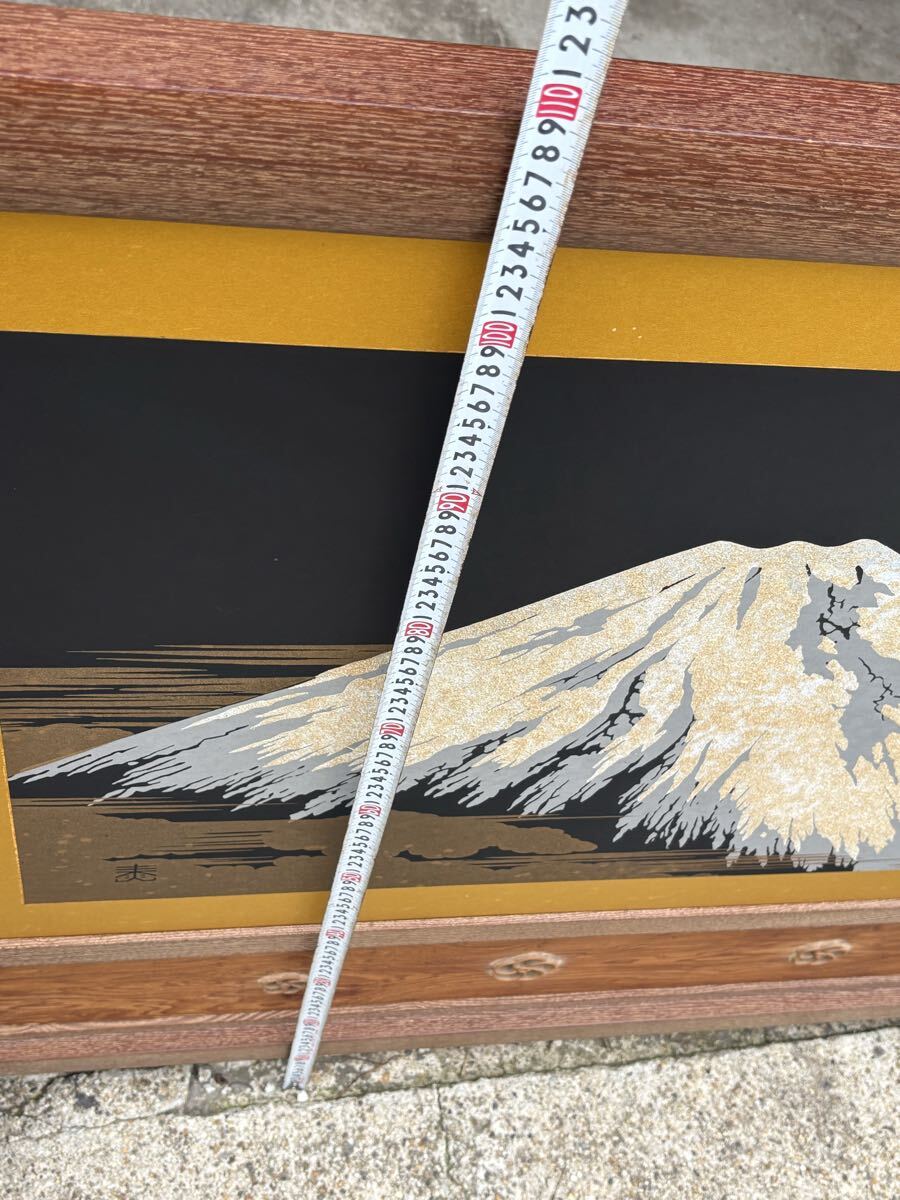 衝立  富士山 日本画 パーテーション  インテリア 京都市山科区発〜 間仕切り_画像7