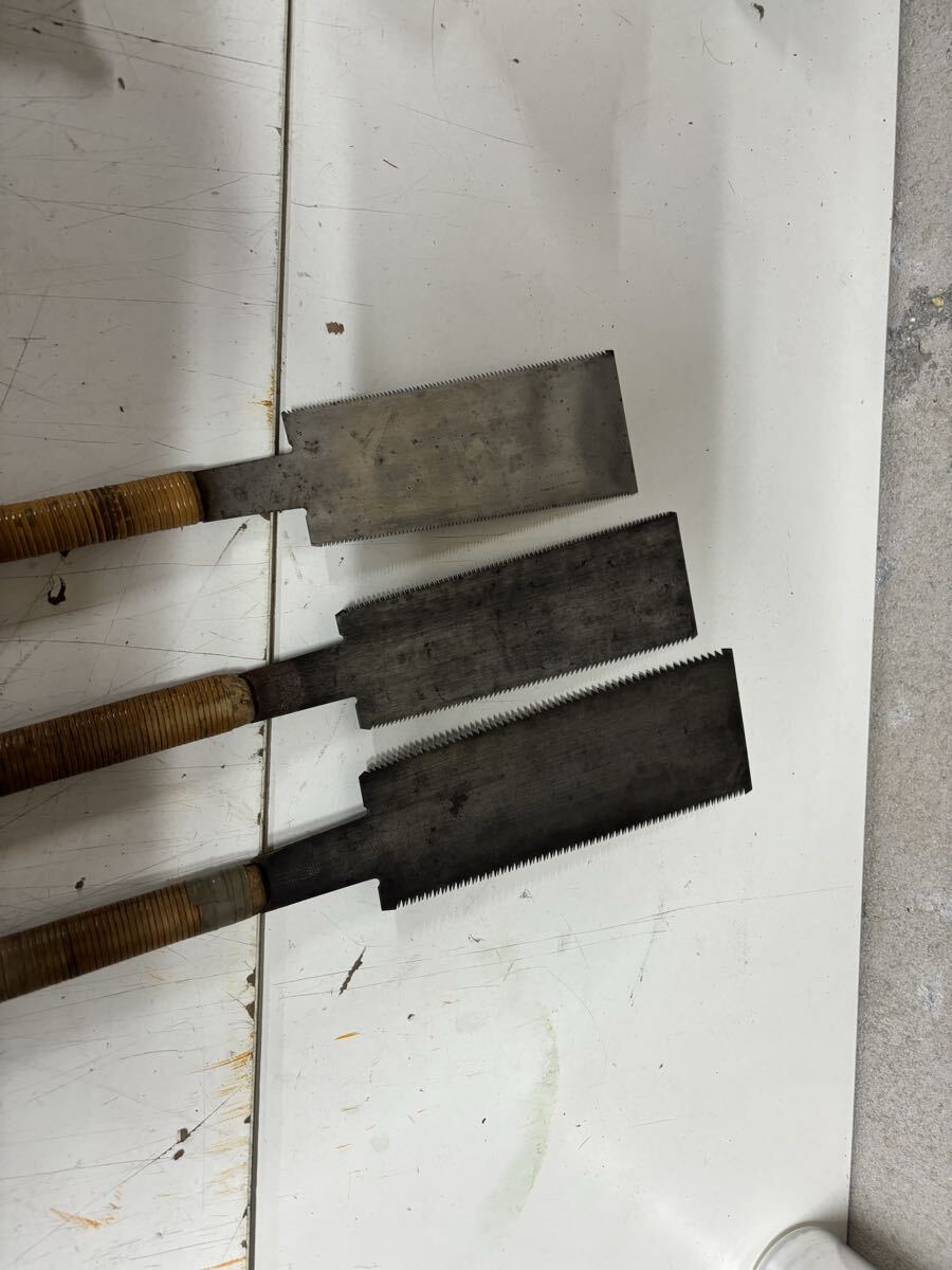 鋸 宮野鉄之助　 両刃鋸 のこぎり ノコギリ 大工道具 古道具　送料無料_画像10