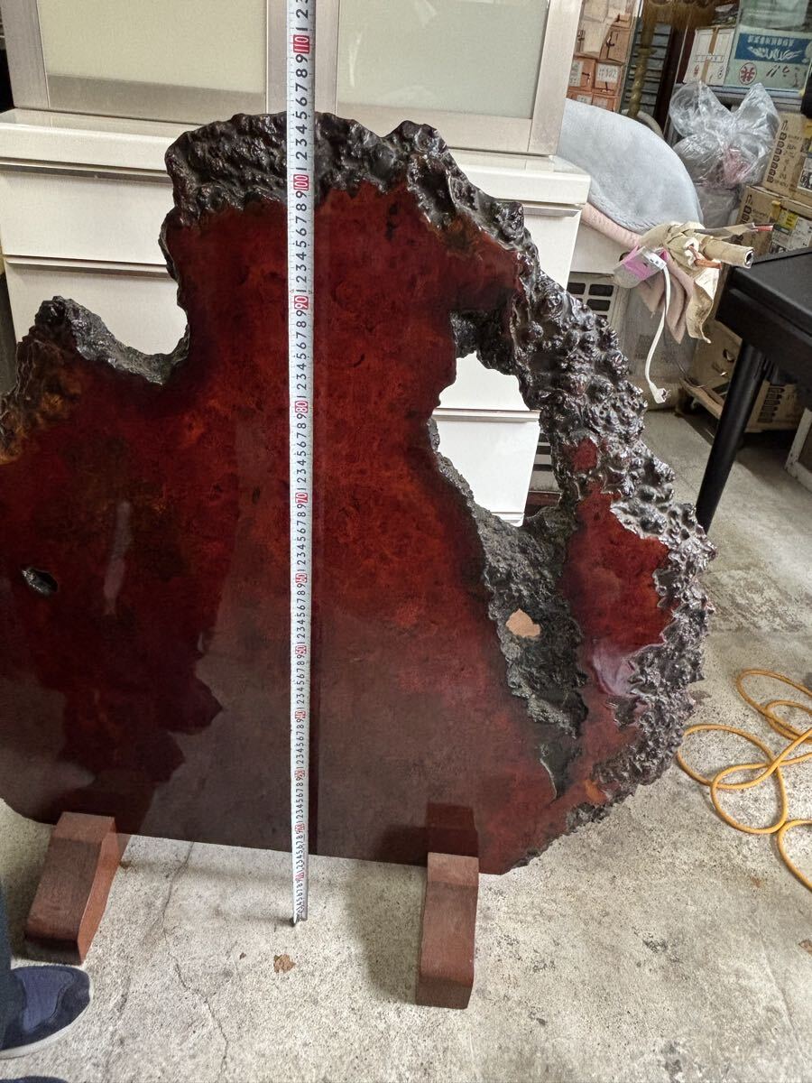 花梨 一枚板 衝立 間仕切り 天然木　京都市山科区発〜_画像4