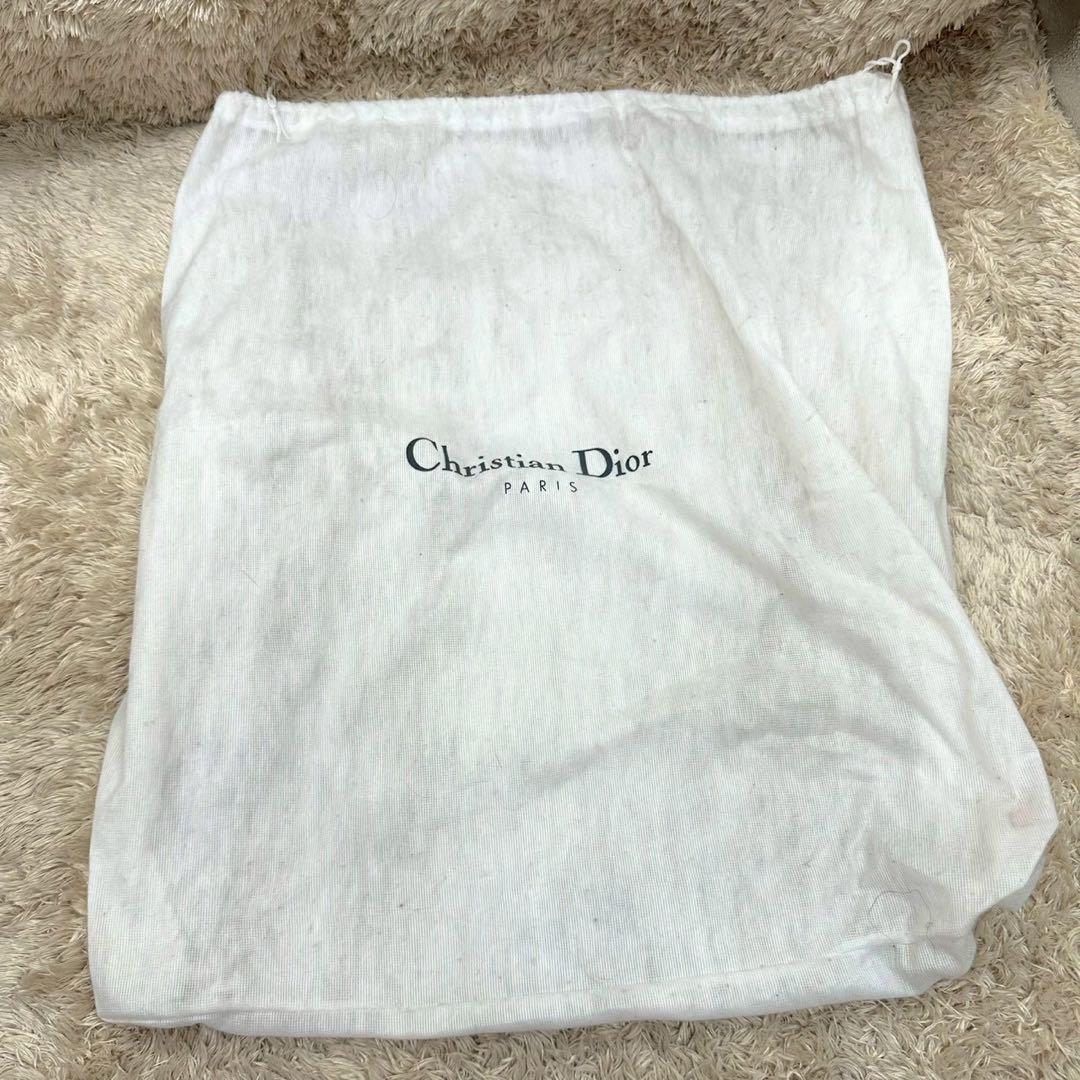 【美品】Christian Dior クリスチャンディオール トートバッグ レッド キャンバス トロッター ナンバー レディース ビジネス オブリーク_画像10