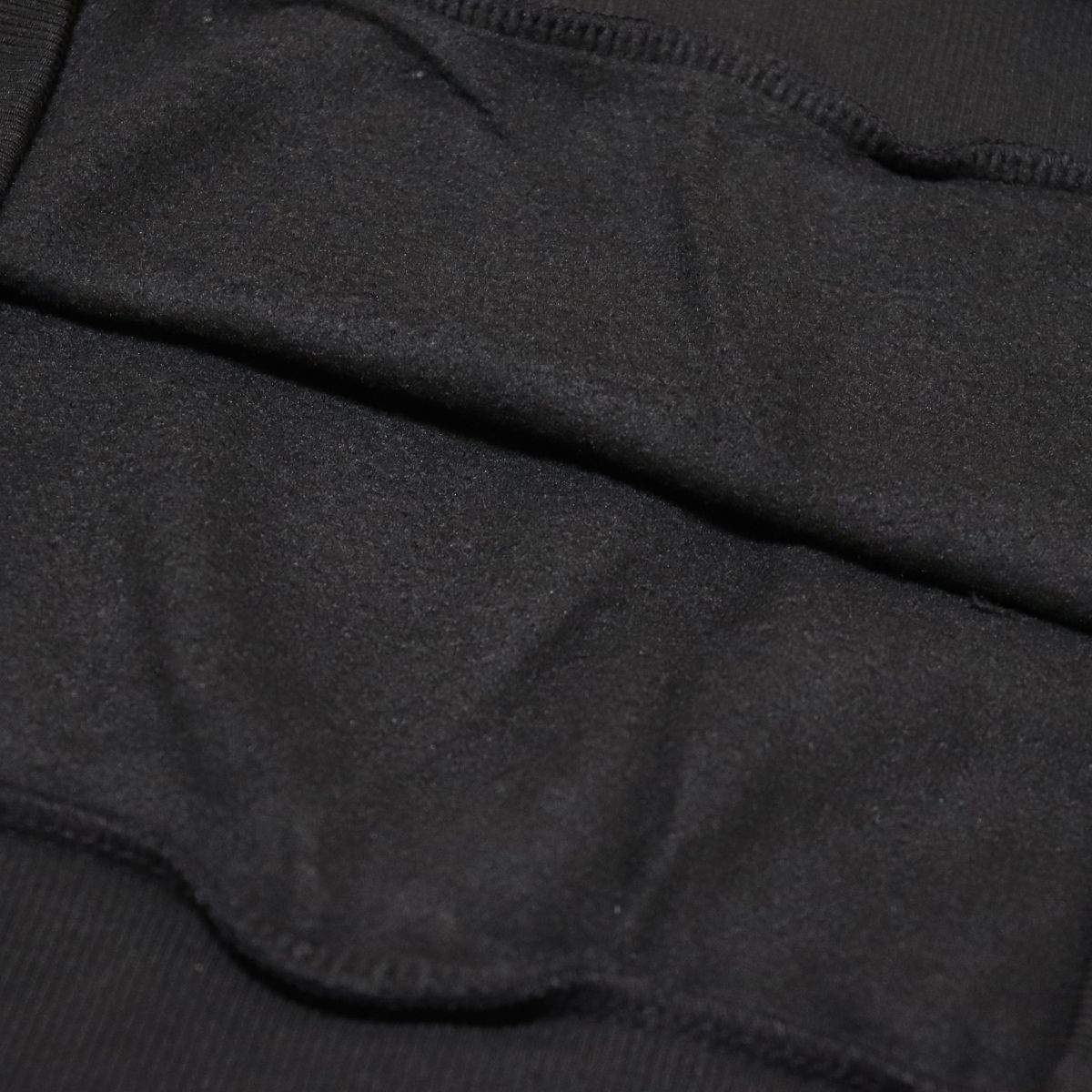 ★カッパ KAPPA メンズ UVカット 裏起毛 保温 ロゴ入り スウェット トレーナー シャツ 黒 Lサイズ [245344-BK-L] 一 三 弐★QWER★_画像3
