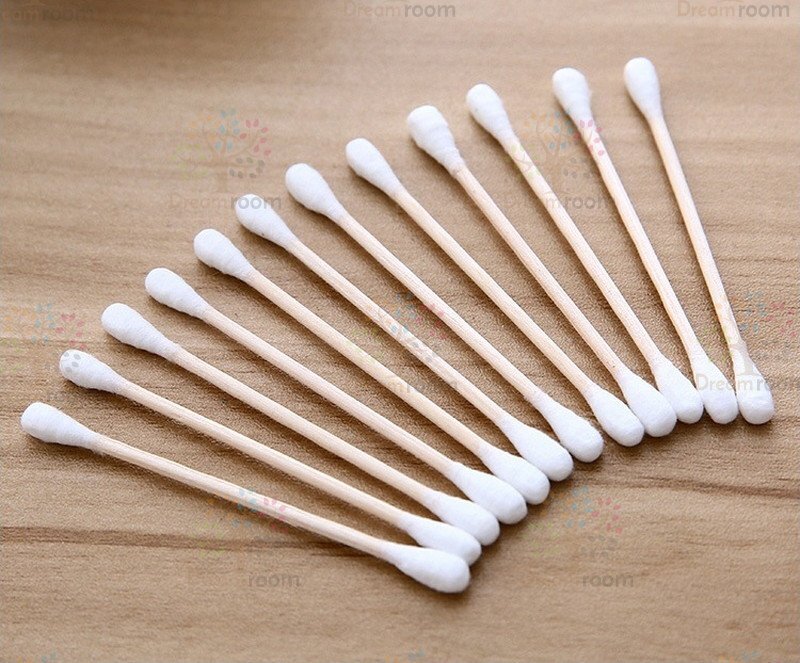  натуральный wood ватная палочка 300 деталь set