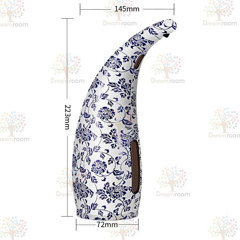  автоматика мыло диспенсер 300ml [01 голубой цветок ] авто Touch отсутствует не контакт уборная мыло посуда для моющее средство средство для стирки многоцелевой 