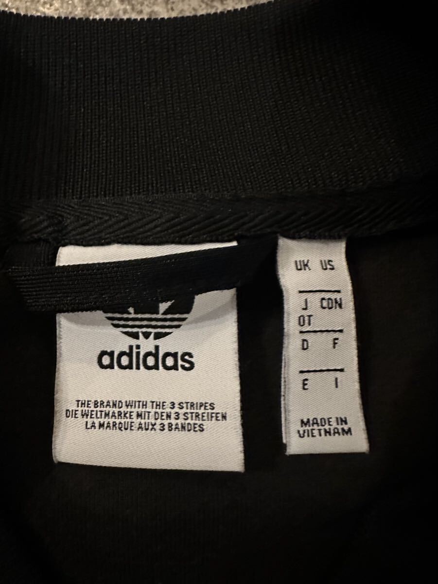 adidas DV0132 ベトナム製 O 希少カラー トラックジャケット ジャージ アウター トップス ジップアップ アディダス3ストライプス 古着 USED_画像3