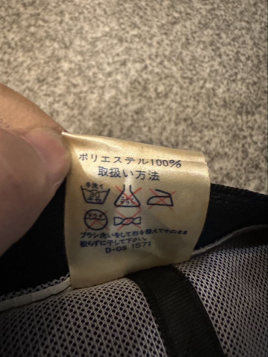 MIZUNO 00s 90s M キャップ 帽子 ベースボールキャップ ミズノ 紫 パープル ロゴ刺繍 ポリエステル 刺繍 vintage 古着 USED ユーズド _画像6