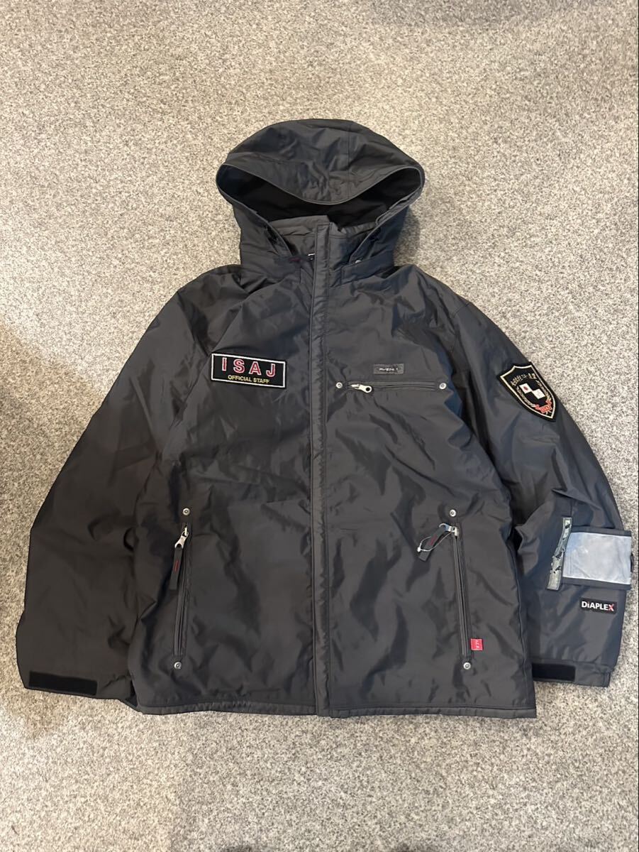 PHENIX 日本製 M ウィンターウェア アウター 防寒 ウィンタースポーツ ジップアップ ISAJ フェニックス トップス フーディ 古着 USED _画像1