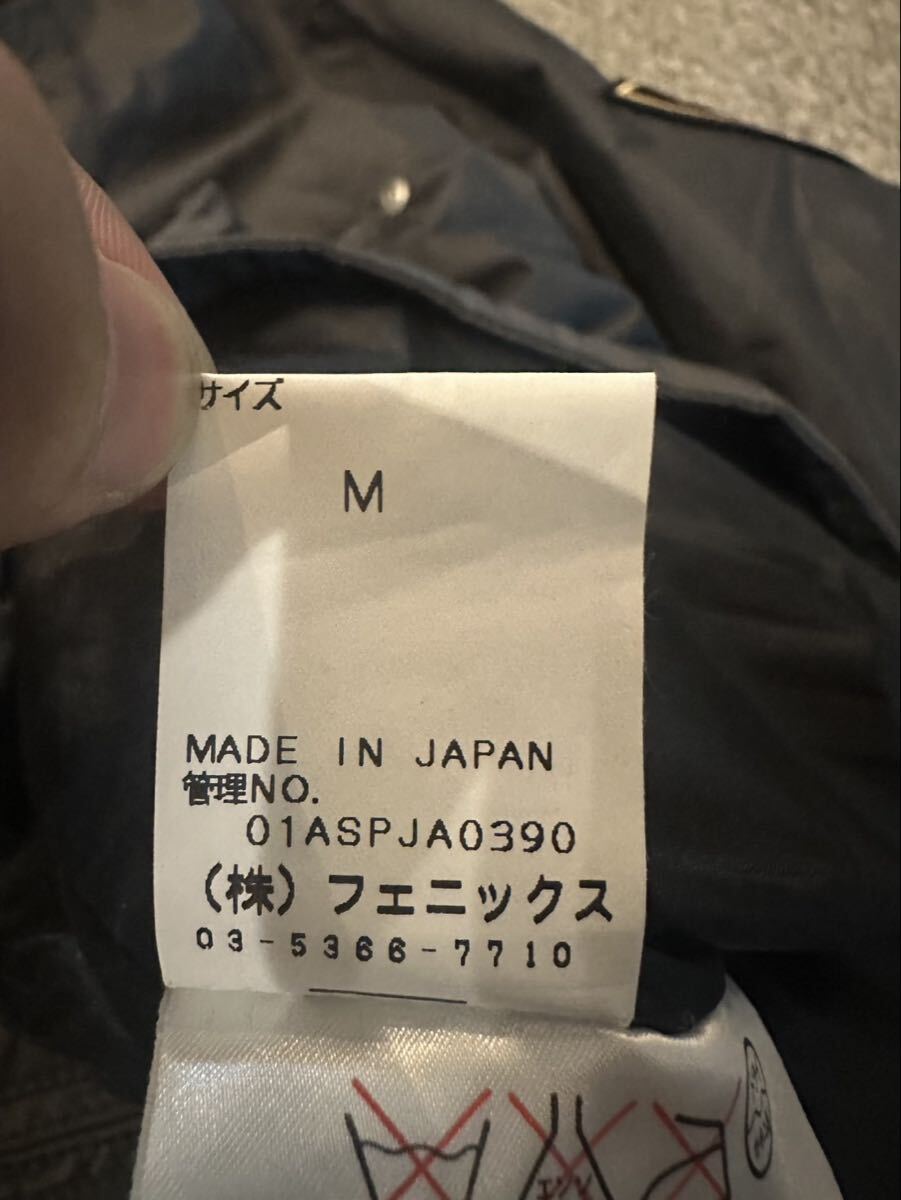 PHENIX 日本製 M ウィンターウェア アウター 防寒 ウィンタースポーツ ジップアップ ISAJ フェニックス トップス フーディ 古着 USED _画像5