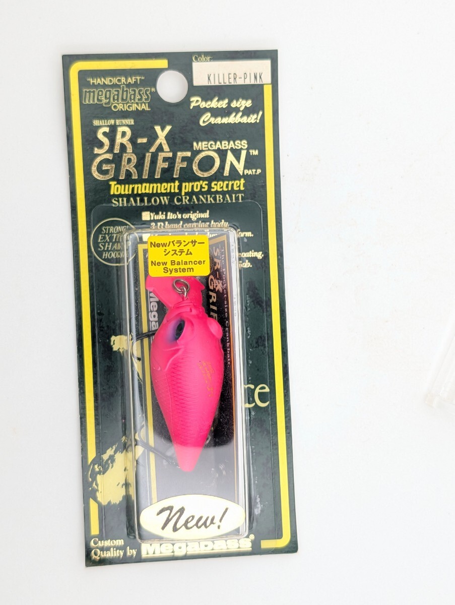 F-1813【3点以上落札で送料無料】メガバス SR-X グリフォン # キラーピンク　KILLER PINK_画像1