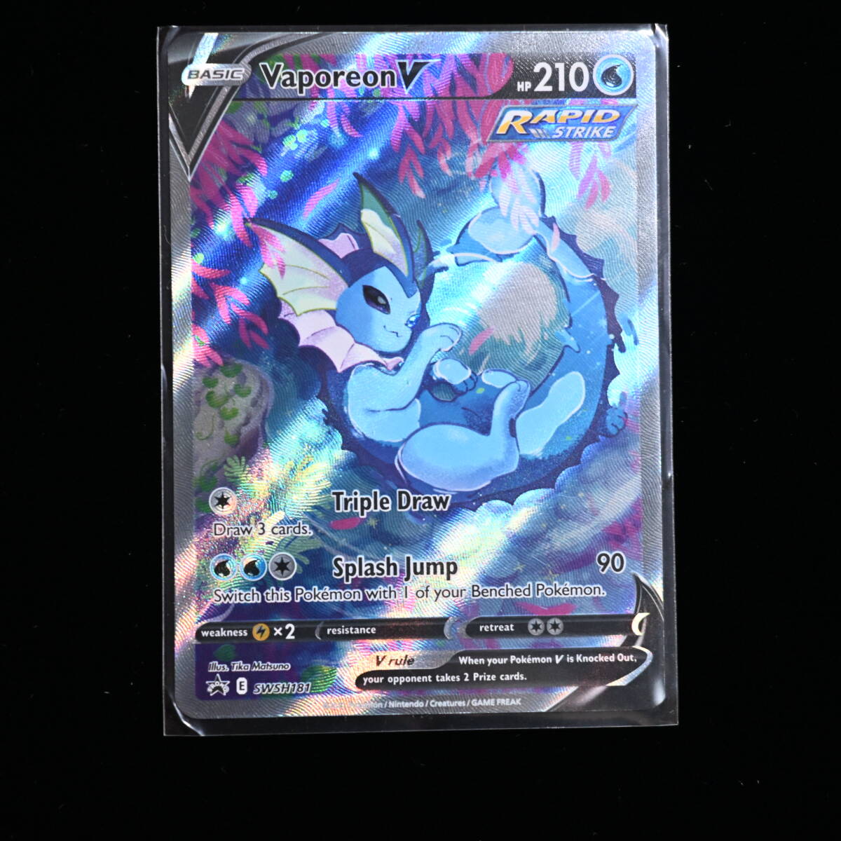 （英語版）夏ポケカ　シャワーズV　プロモ_画像1