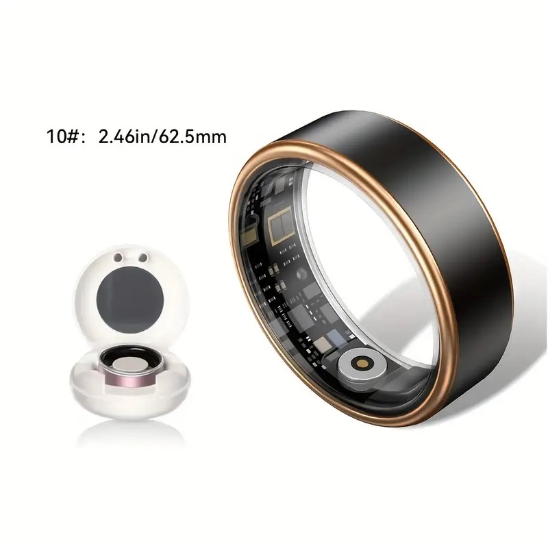 OuraRing等ブランドと同じ両方使ったことあるのでスマートリング充電セット付歩数計カロリー測定睡眠追跡運動サブスクリプション不要人気_画像9