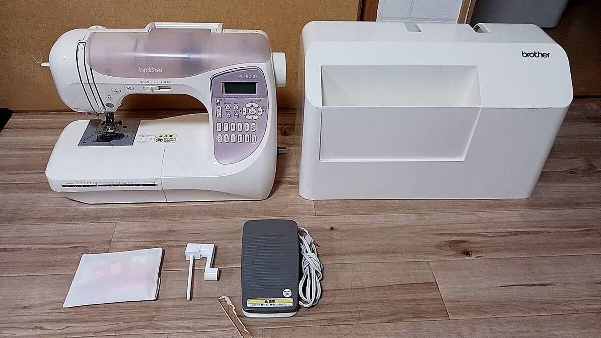 動作品ブラザー コンピューターミシン PC-8000 brother ○超美品