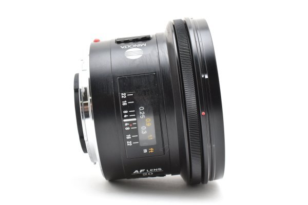 ★シミあり品★ MINOLTA ミノルタ AF 20mm 2.8 #20679MTT_画像8