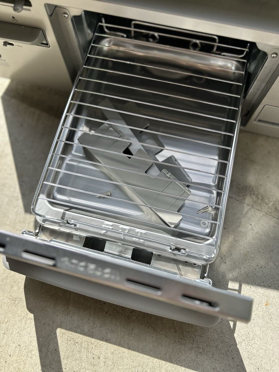 パロマ ビルトインコンロ PKD-N36S-LP 60cm幅ホーロートップ スタンダード 水なし片面焼グリル_画像5