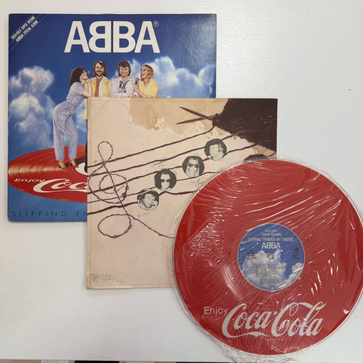 【10252-2】ABBA Slipping Through My Fingers LP（12インチ） Discomate(PD 1005) Electronic_画像3