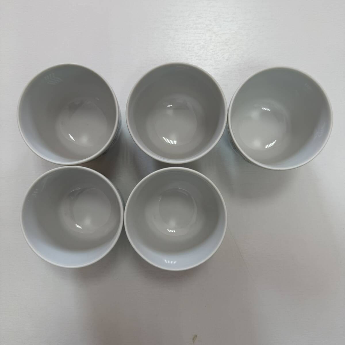 【9556-15】Noritake ノリタケ 茶碗蒸し椀 シルバーゲートシリーズ 唐草模様 5客セット_画像3