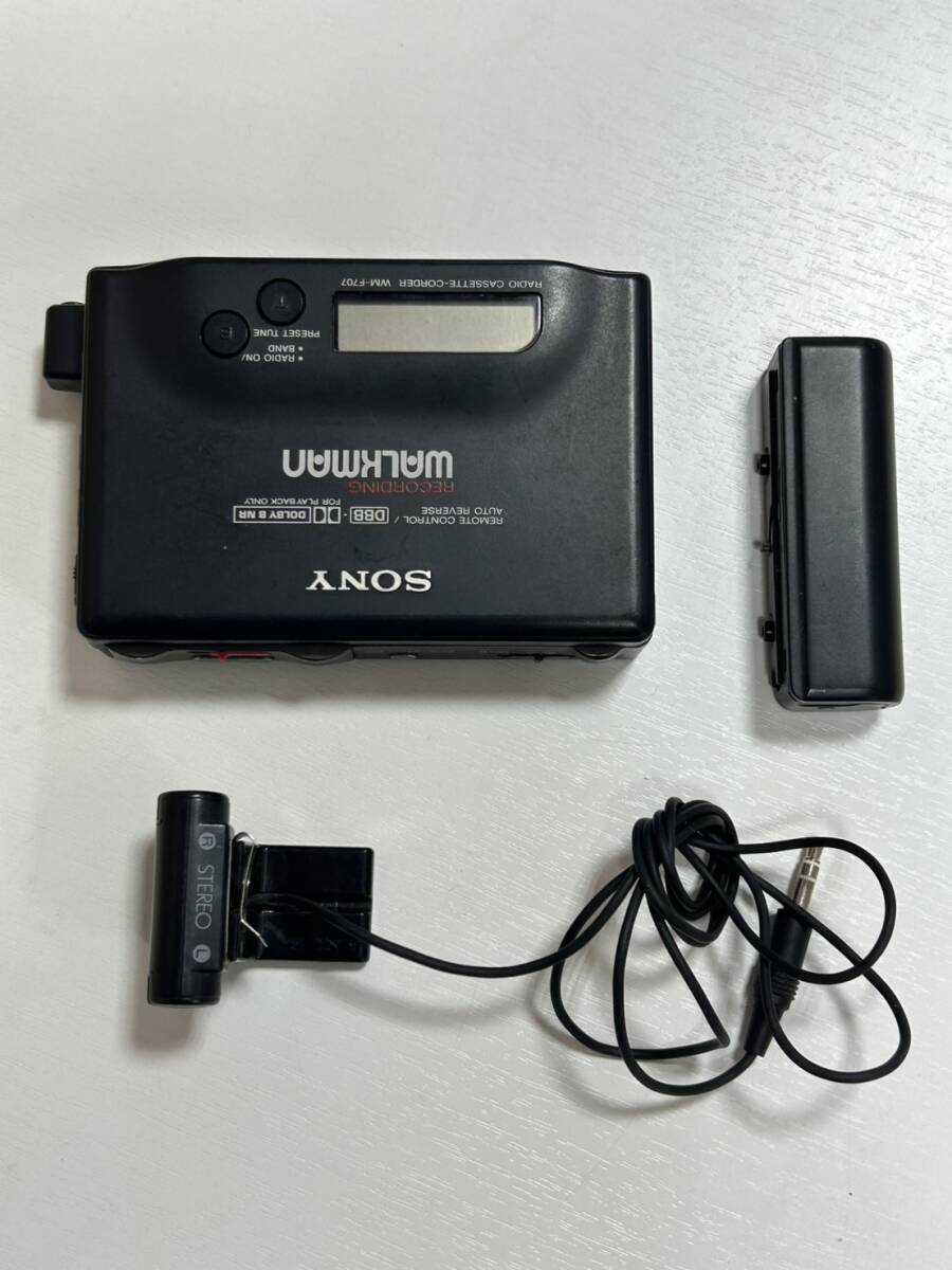 【10095】 SONY ソニー ポータブルカセットプレーヤー WM-F707 ジャンク品
