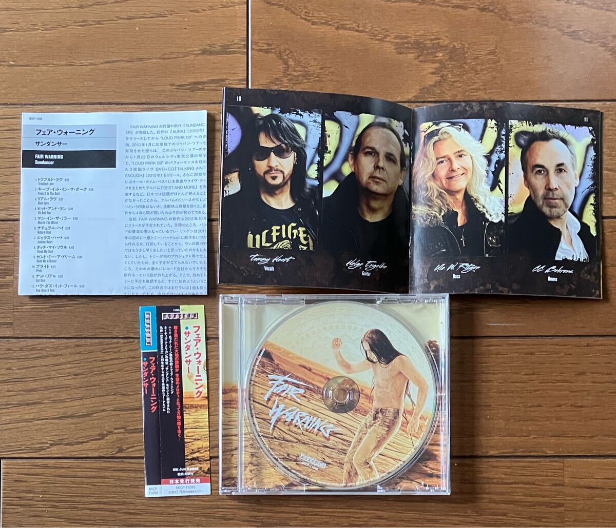 FAIR WARNING『sundancer』国内盤 最終作 ボートラ1曲 ZENO、SCORPIONS、DREAMTIDE、SOUL DOCTOR、OUT OF THIS WORLD、Europe_画像2