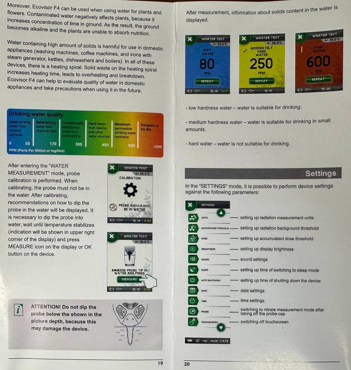 SOEKS Ecovisor F4 5-in-1., счетчик Гейгера -, линия количество итого,. кислота соль тестер, электромагнитные волны измерительный прибор, качество воды осмотр . контейнер. функция .1 шт. . суммировать . многофункциональный 