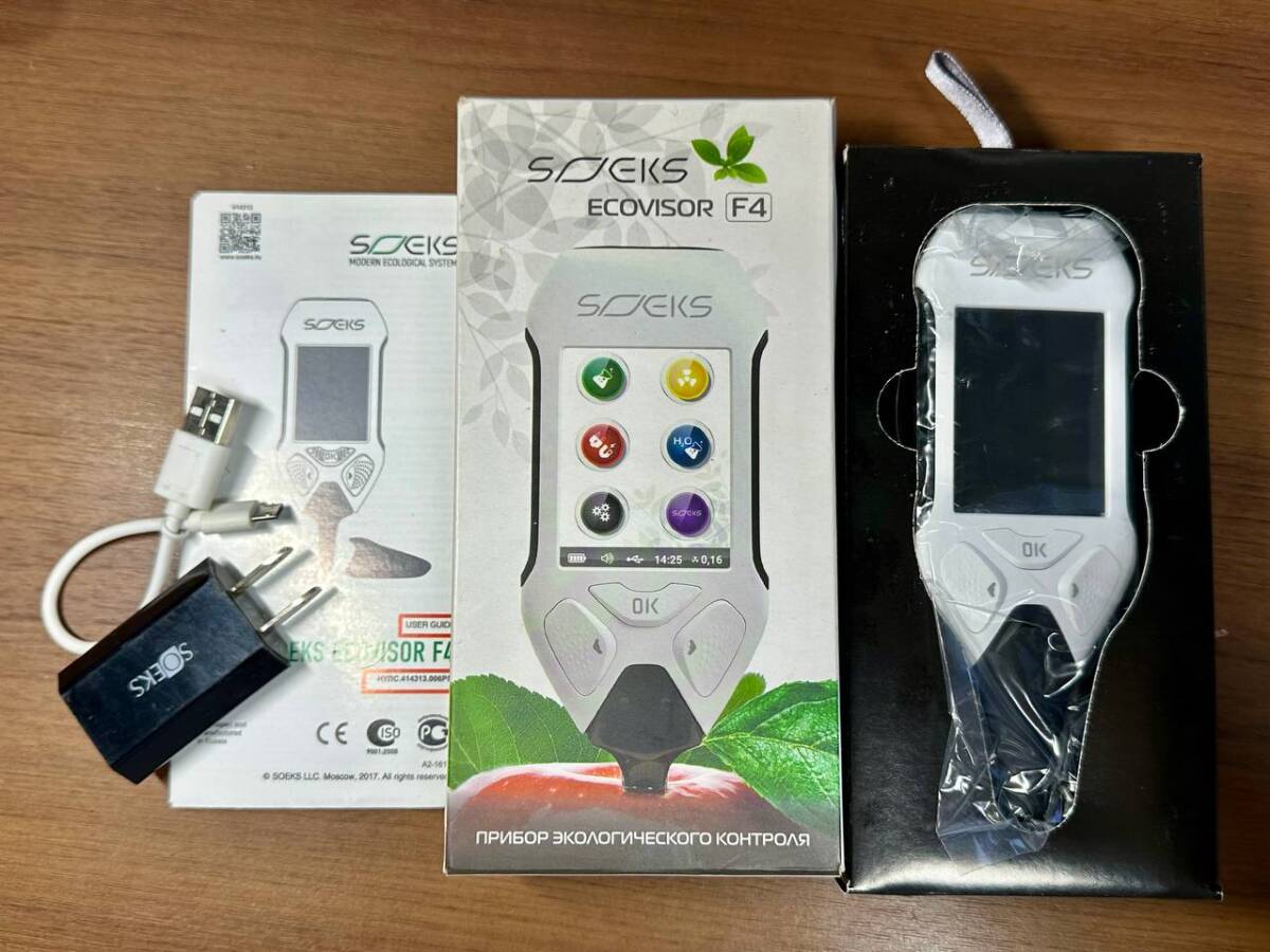 SOEKS Ecovisor F4 5-in-1., счетчик Гейгера -, линия количество итого,. кислота соль тестер, электромагнитные волны измерительный прибор, качество воды осмотр . контейнер. функция .1 шт. . суммировать . многофункциональный 
